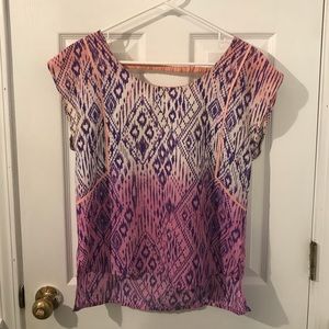 Ombré strappy back top